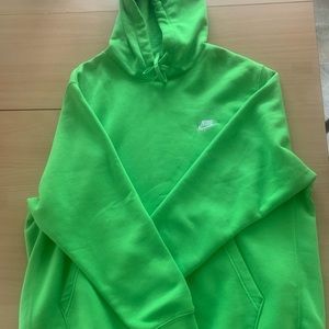 Green Nike Oversized Hoodie